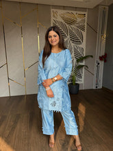 Cotton silk suit